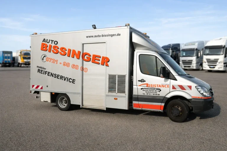 Reifenservice-Mobil von Auto-Bissinger für LKW und Busse